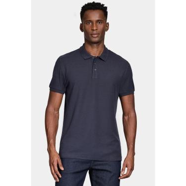 Imagem de Polo Aramis Manga Curta Piquet Mescla Básica Marinho-Masculino