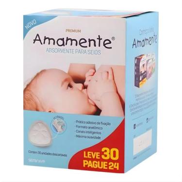Imagem de Absorvente Seios Amamente Premium Anti-vazamento 30un