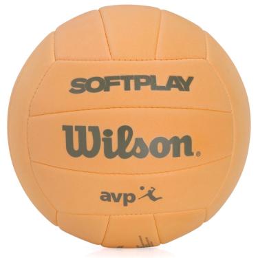 Imagem de Bola de Vôlei Wilson AVP Soft Play Laranja