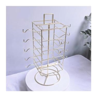 Imagem de Spectacle Frames Rack de exibição de óculos multiposições metal galvanizado dourado expositor de óculos rack de armazenamento de óculos armações de óculos