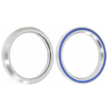 Imagem de XMGKMN 3544H5.5 Rolamentos de fone de ouvido de bicicleta 35 * 44 * 5,5 mm 36/45 graus (2 peças) rolamento de bicicleta de contato angular estrada 3544H5.5