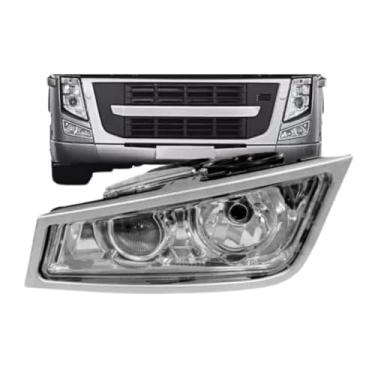 Imagem de Farol Auxiliar Milha Para Volvo FH FM Moldura 2010 a 2014 Lado Esquerdo