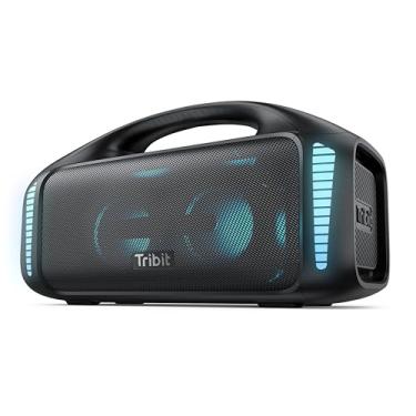 Imagem de Caixa de Som Bluetooth Tribit StormBox Blast de 140W (pico), Portátil, com Som Estéreo Potente de 90W e XBass LED, Bluetooth 5.3, Resistente à Água IPX7 e 30 Horas de Reprodução.