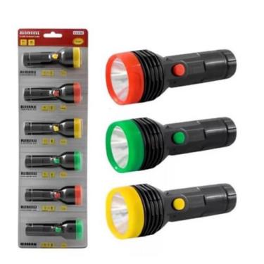 Imagem de Kit 10 Lanterna LED À Pilha Manual Com Luz Led Lampião Potente - Alfac