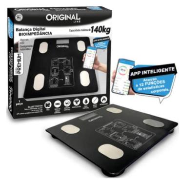 Imagem de Original Line Balança Corporal Digital 140kg Cor Preto