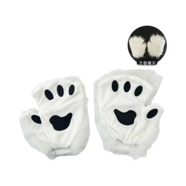 Imagem de Conjunto De Máscara, Cauda E Luvas De Raposa Para Fantasia De Gato, Ac