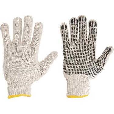 Imagem de Luva Malha Algodão/poliéster Bege Pigmentada 4 Fios Vonder
