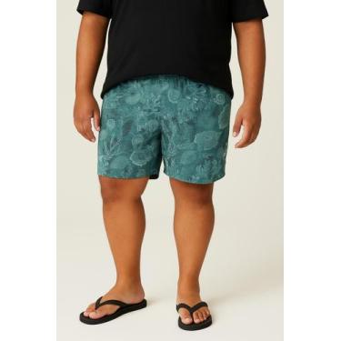 Imagem de Short Estampado Elastano Plus Size Grande Bermuda praia - Butu Biru, V