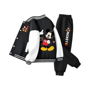 Imagem de Conjunto De Jaqueta E Calças De Beisebol Com Estampa Do Mickey Da Disn