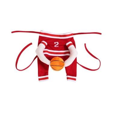 Imagem de Fantasia De Basquete Para Pets No Halloween, Roupas Ajustáveis Para Cã