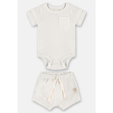 Imagem de Conjunto Body Short Ribana Nature Up Baby-Unissex