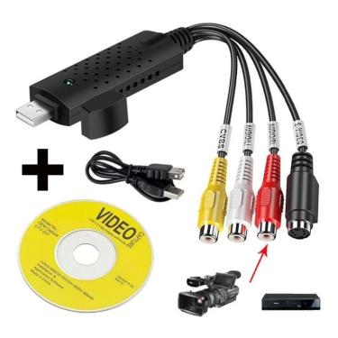 Imagem de Easy Cap Placa De Captura De Vídeo Usb 2.0 Ps3 Xbox 360 Pc