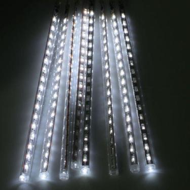 Imagem de Tubo Cascata Pisca Pisca Natal Queda De Neve Snow Fall 96 Leds Meteoro