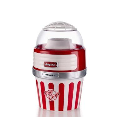 Imagem de Pipoqueira Elétrica Ariete Party Time Retrô Vermelha 1100W Faz Pipoca Sem Óleo 110V