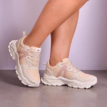 Imagem de Tenis Casual Feminino Plataforma Lançamento Confortável Tradicional-Feminino