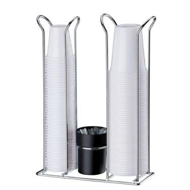 Imagem de Suporte Organizador Porta Copos Descartáveis 200/80/50ml Mexedor 1153 