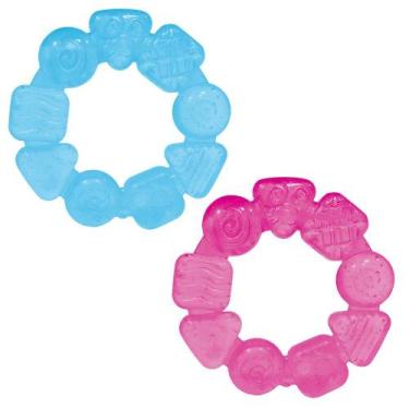 Imagem de Mordedor com gel alivia gengiva textura macia infantil buba