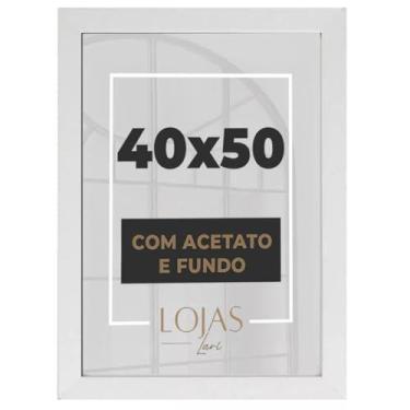 Imagem de kit 2 Molduras Quadros 40x50cm Com Acetato Poste Certificado fotos Ima