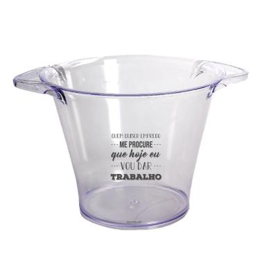 Imagem de Balde De Gelo Personalizado Vou Dar Trabalho