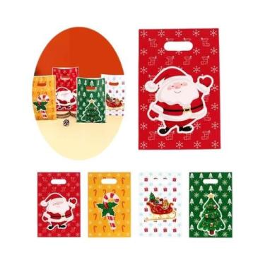 Imagem de Sacolas De Presente De Natal Do Papai Noel 10 20 50pcs Decorações Para