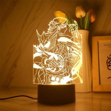 Imagem de Luz noturna Kamens Riders OOO 3D LED que muda de cor para crianças - y