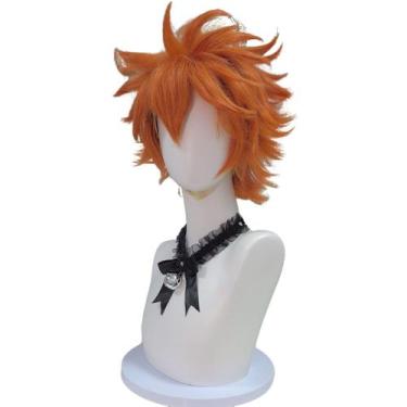 Imagem de Peruca de cosplay para cabelo sintético Hinata Shoyo da Haikyuu - yiwe