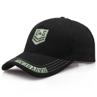 Imagem de Boné de beisebol de algodão bordado de estilo militar 58-60cm - Yiweis