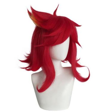 Imagem de Peruca de cosplay Hazbins Hotels Nifftys Synthetic Hair 31cm - yiweisa