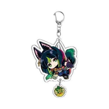 Imagem de Chaveiro Acrílico De Desenho Animado Fofo Raiden Shogun Yae Miko Nahid