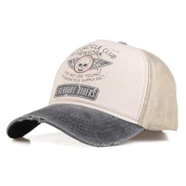Imagem de Boné de beisebol vintage de algodão lavado para caminhoneiros - tamanh