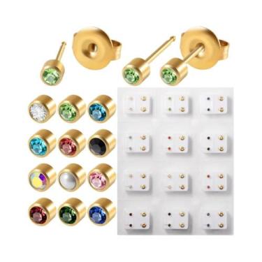 Imagem de Kit Profissional De Ferramentas Estéreis Para Piercing De Orelha, Nari