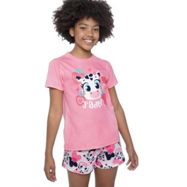 Imagem de Pijama Manga Curta Alogodão Menina Teen Vaca Romântica - Puket, 8