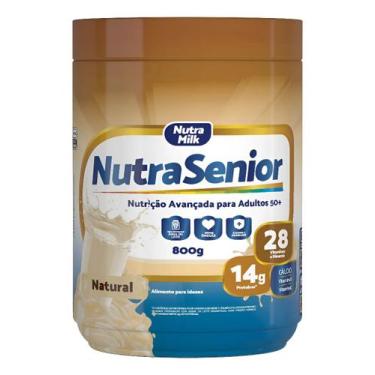 Imagem de Nutra Senior Suplemento Nutricional 800g Natural Vitaminas E Minerais
