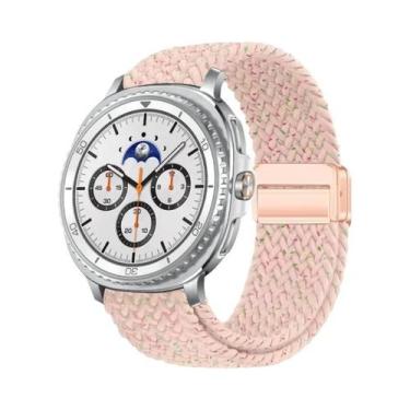 Imagem de Pulseira Magnética De Nylon Trançado Solo Loop De 40mm 44mm 46mm Para 