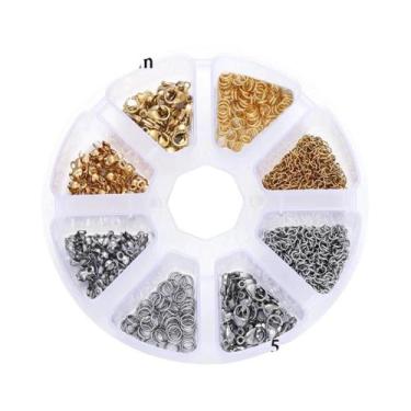 Imagem de Conjunto De Fechos Lagosta, Argolas De Conexão, Contas De Crimpagem E 