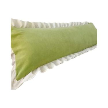 Imagem de Fronha Grande De Flanela De Inverno Com Babados Para Casal, Tamanho Du