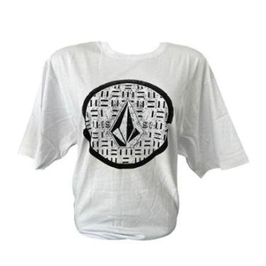 Imagem de Camiseta Volcom Silk Circle Texture Masculina-Masculino