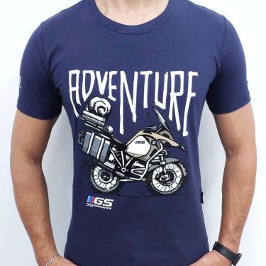 Imagem de Camiseta Bmw GS Adventure Azul - 433-Masculino