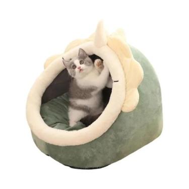 Imagem de Cama Pequena Auto-Aquecida para Gatos - Confortável e Dobrável, BR-G, 