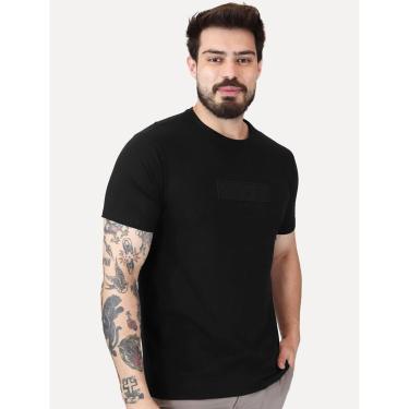 Imagem de Camiseta Guess Masculina Los Angeles Embroidery Logo Preto-Masculino