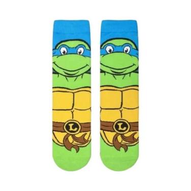 Imagem de Meias De Cosplay Do Cartoon Tartarugas Ninja Para Casais, Acessórios D