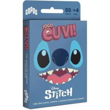 Imagem de Jogo Eu Vi Stitch Disney - Copag 34231, Azul