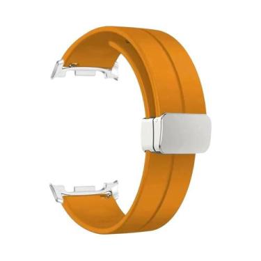 Imagem de Pulseira Magnética De Silicone Macio Para Samsung Galaxy Watch 8 Class