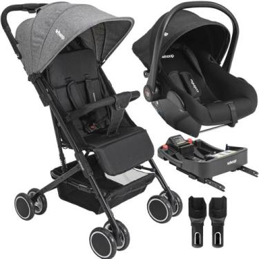Imagem de Carrinho de Bebe Bebe Conforto Colinho Base ISOFIX Kiddo Mascote Grafi