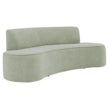 Imagem de Sofá 02 Lugares 150cm Mônaco Poliéster Verde Claro - Nexta Casa