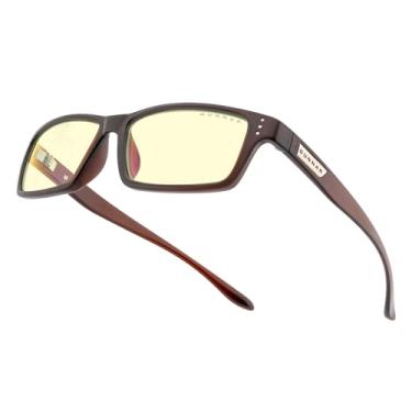 Imagem de GUNNAR Gaming and Computer Eyewear/Riot, Amber Tint - Patented Lens, Reduce Digital Eye Strain, Block 65% of Harmful Blue Light