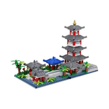 Imagem de 1560 Peças De Blocos De Montar Do Lago Oeste De Hangzhou, Brinquedos D