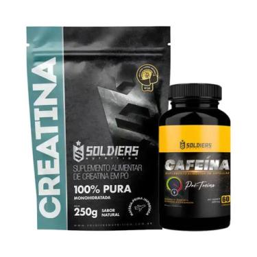 Imagem de Kit Creatina 250g e Cafeína 60 Caps 200mg Soldiers Nutrition