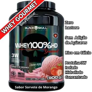 Imagem de Whey Protein 100% HD Pote GOURMET Concentrado Isolado Hidrolisado Blac