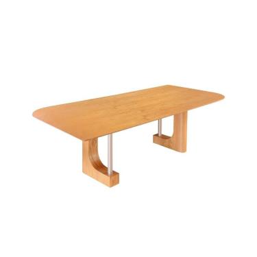 Imagem de Mesa de Jantar Geométrica 2,0x1,0m - Sora - Requinte Salas